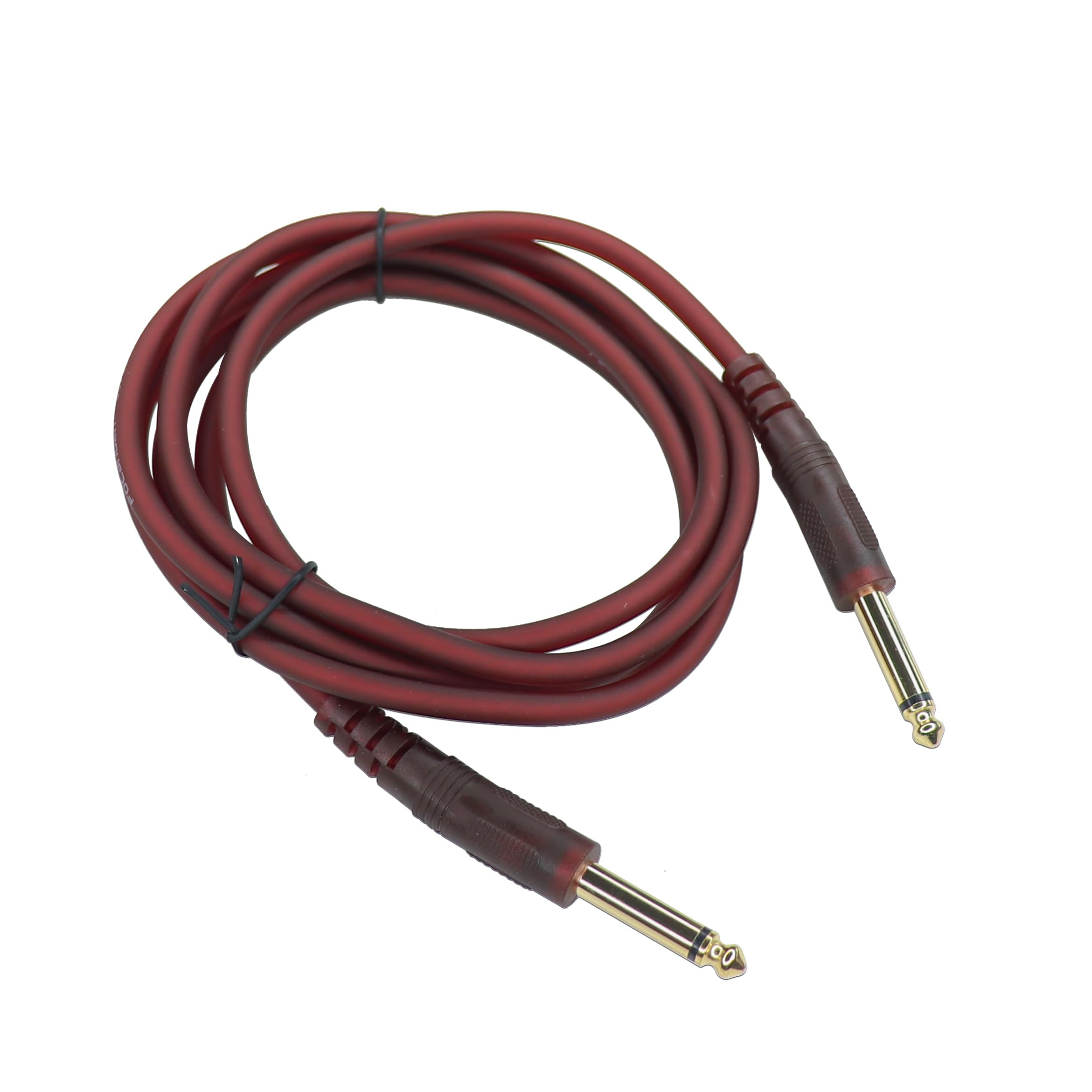 Electronic Spices 6.35mm to 6.35mm Male Jack Mono to Mono Audio Instrument Cable for Mixer, Amplifier, Speaker (1.8 Meter) Approx-image-12