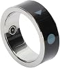 Anillo Inteligente Pomya, Control Remoto Bluetooth para Pasar Páginas en Android iOS, Anillo para Desplazar Videos, Controlar Cámara, Música y Libros Electrónicos, 19mAh (Talla 17) 1