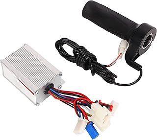 YYQTGG Controlador de velocidade escovado, conjunto de controlador elétrico escovado de alta eficiência confortável 12 V 250 W dissipação de calor para motocicletas elétricas