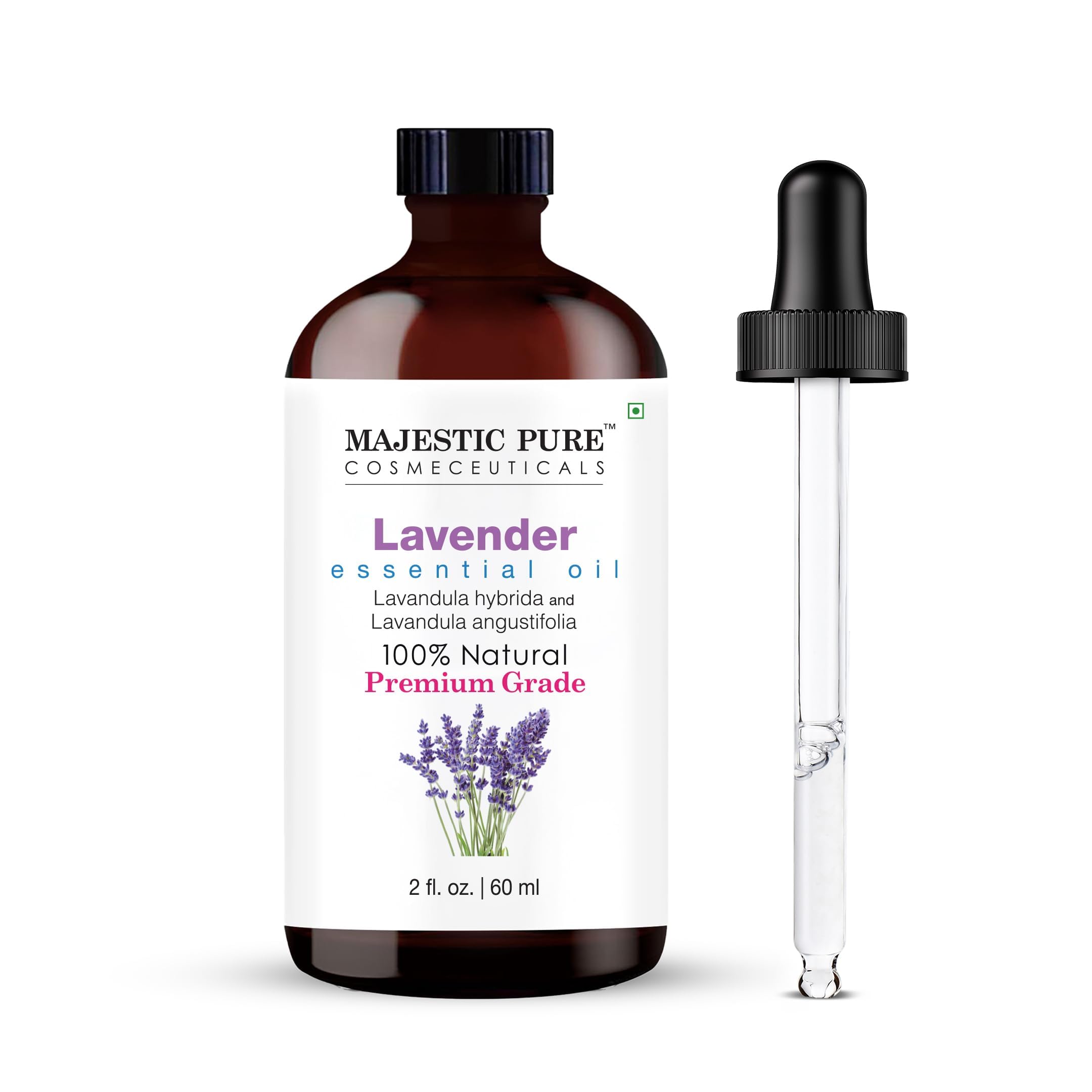 Majestic Pure Lavender Essential Oil for Diffuser - 2 Fl Oz