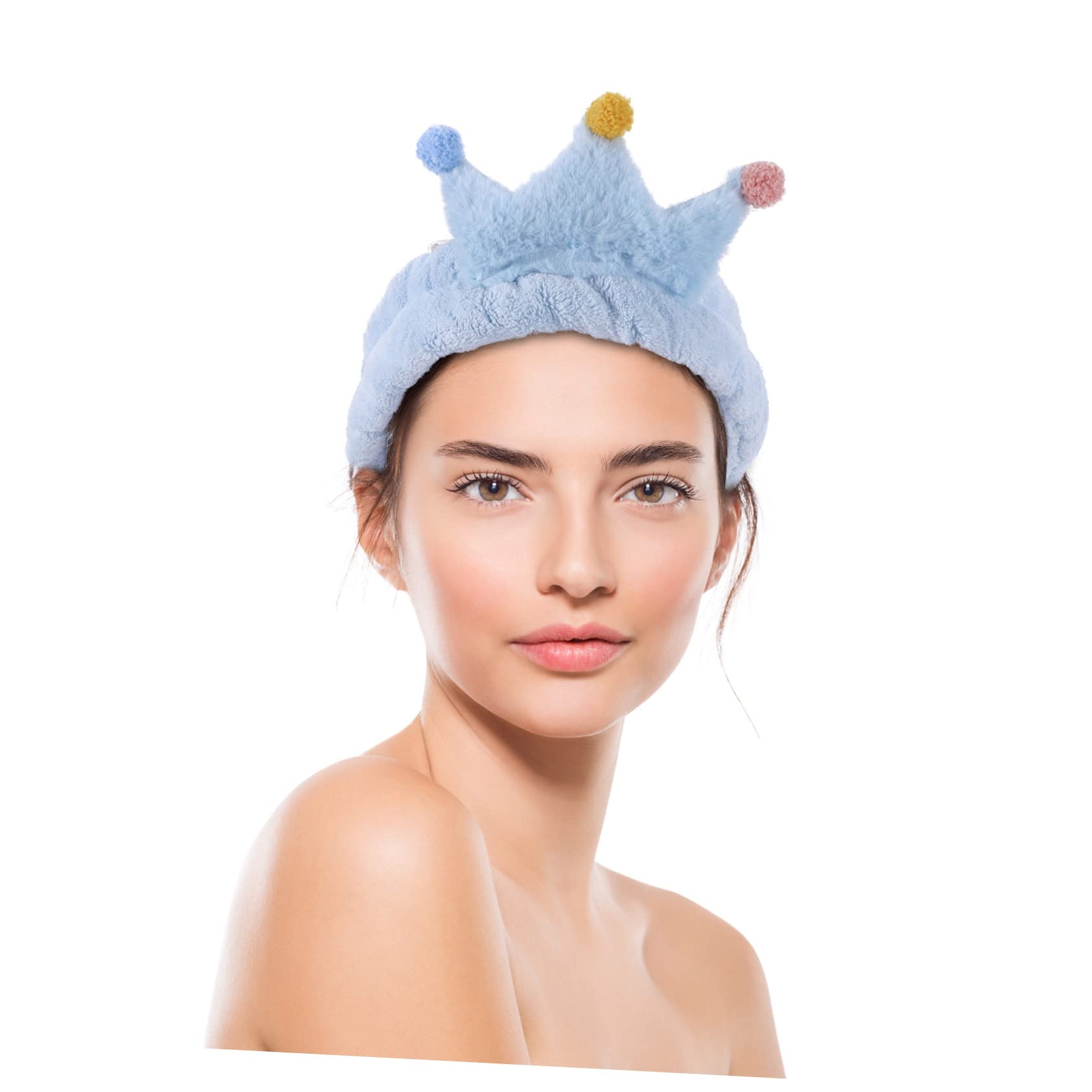 Housoutil 9 Pz per make up scrunchies accessori spa hair jewelry bandana hair band bandane elasticità trucco borsa da bagno sciarpa Mancare impostare vello di corallo