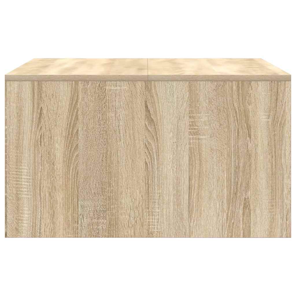 vidaXL Couchtisch mit Schubladen Sonoma-Eiche 70,5x70x40 cm