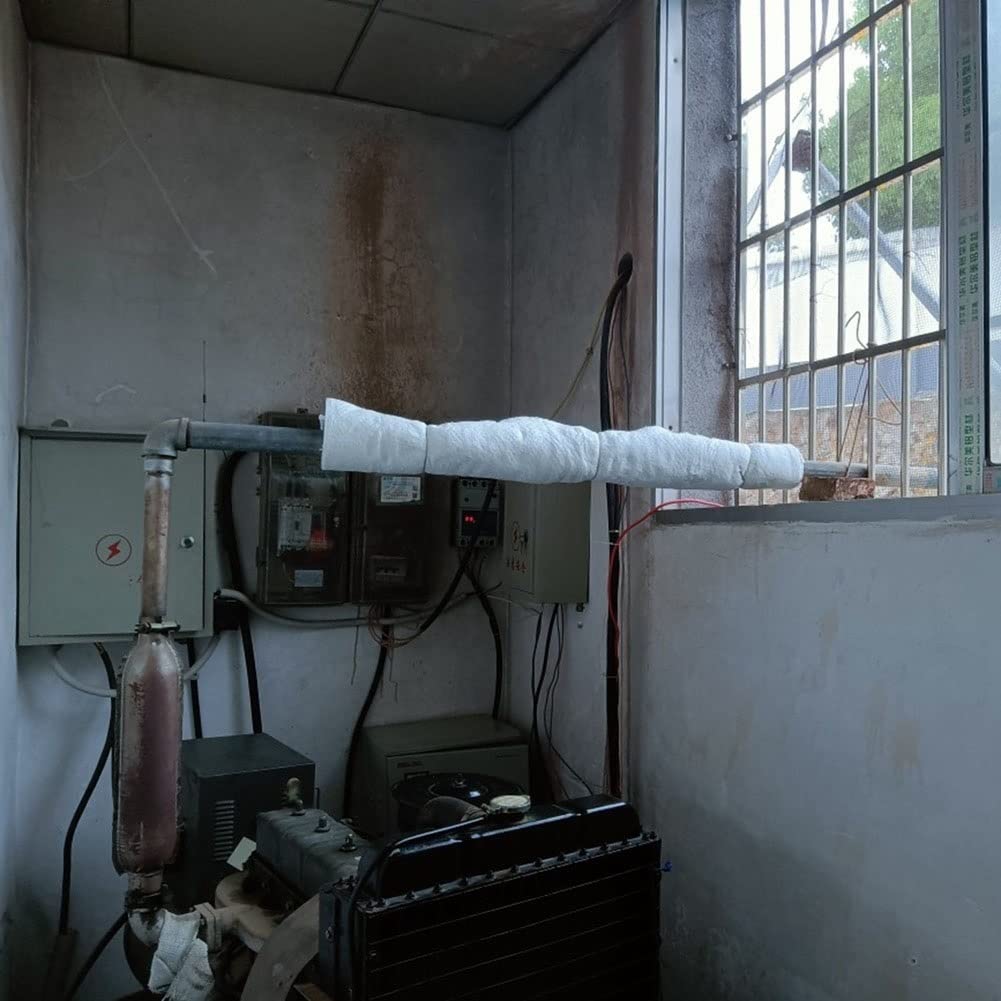 Manta aislante de fibra de cerámica, ignífuga de alta temperatura para hornos, hornos, forjas y tuberías