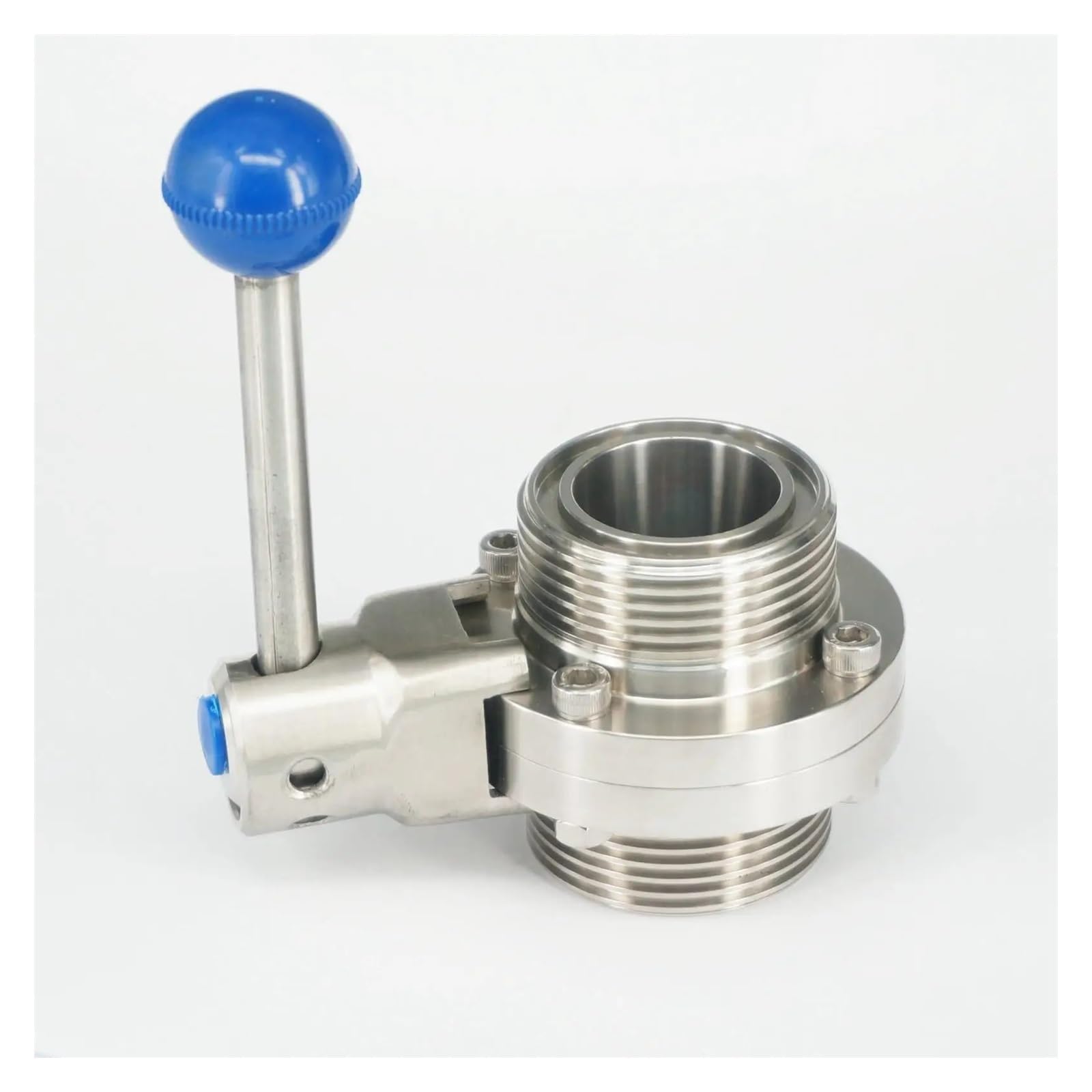 Czmdkexm One Color 1.78" 45Mm 304 Stainless Steel T-Type Thread Union Connection Valve Brew Beer Dairy Product