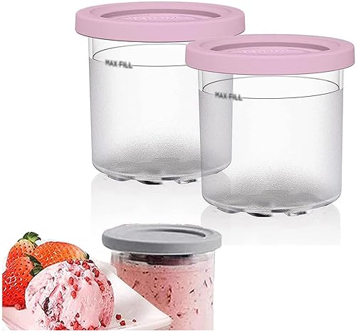 VRINO 246 pintas Creami Deluxe, para pintas extra Ninja Cremini, enfriador de pintas de helado hermético, reutilizable, compatible con la serie