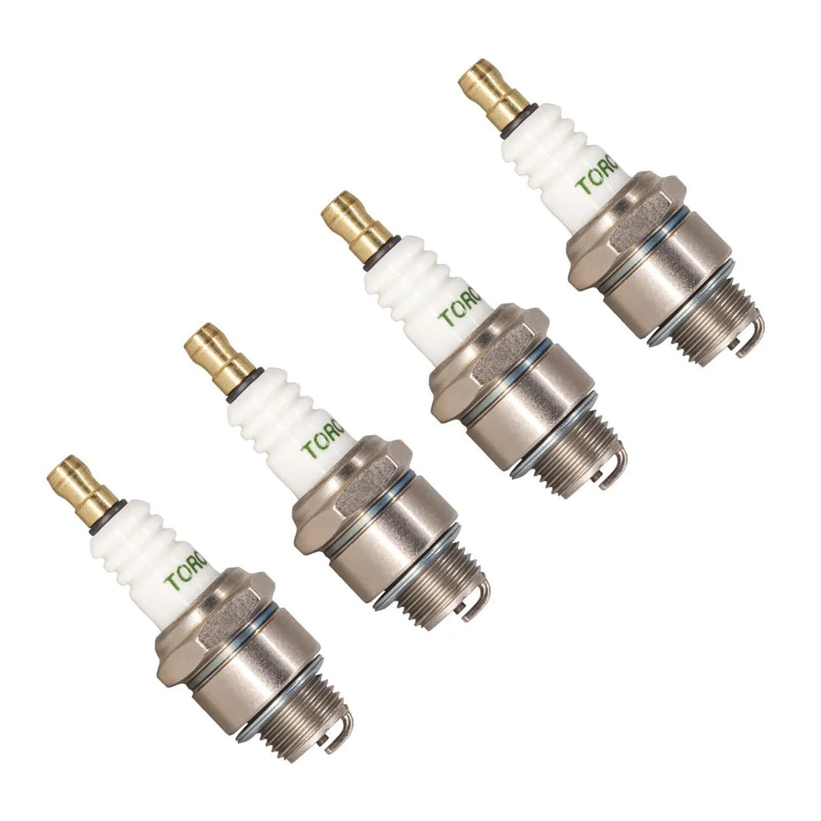 Compatible con bujías de motor pequeño 5798/BR2-LM 1147/B2-LM for jardín y césped, 2-8 piezas, terminales de tornillo originales, reemplazo de antorcha GL2C.(6 pieces GL2C)