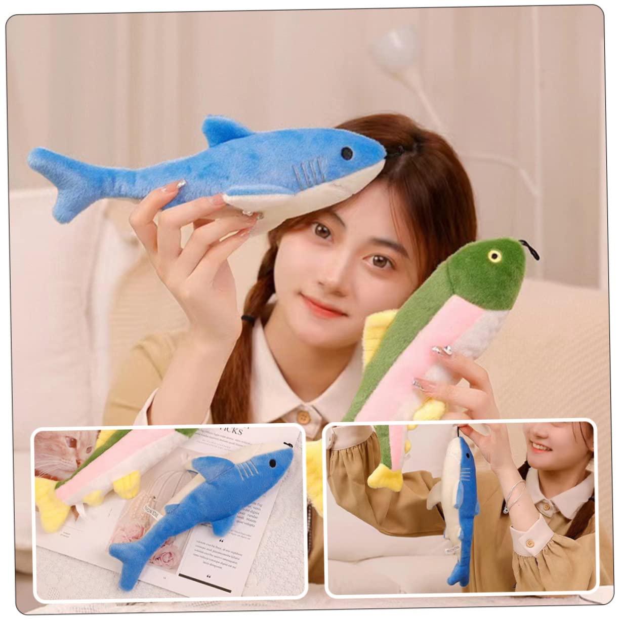 Kisangel 4 Piezas De Juguete para Mascotas Peluche Juguetes Antiarrugas para Gatos Juegos Al Aire Juguetes De Tortuga Felpa Relleno Será Llamado Suministros De Mascotas Algodón
