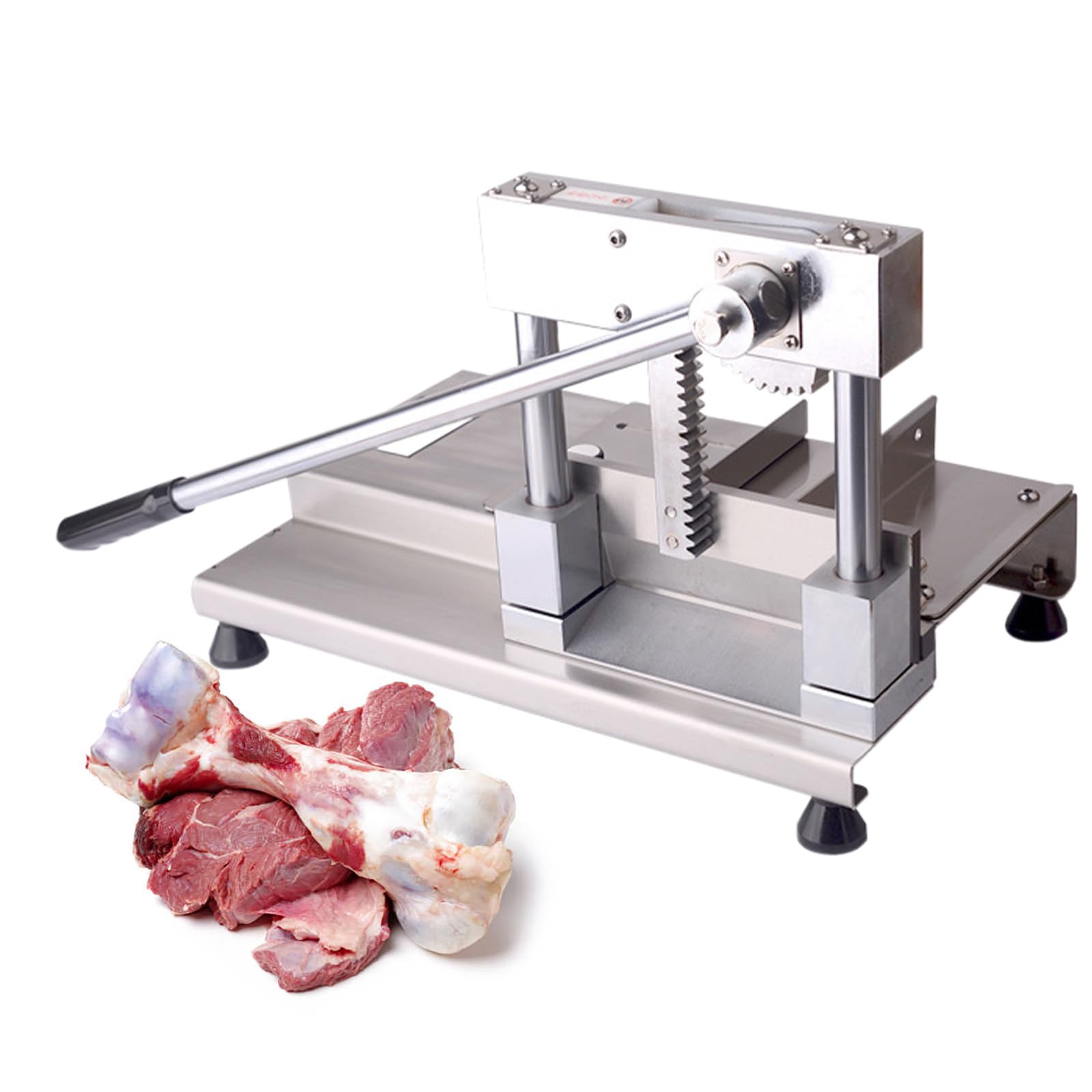AYCDL Stainless Steel Meat Chopper Slicer for Beef Mutton Chicken Ribs Spine, Hard Bone Cutter for Household Kitchen Food Preparation