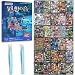 990PCS+ Japanese Sticker Book for Kids Adults Aesthetic Waterproof Reusable Vintage Stickers for DIY Scrapbook Journaling Water Bottle Laptop Heisei Retro Travel Memory Manga Cute Gifts (Recollection)