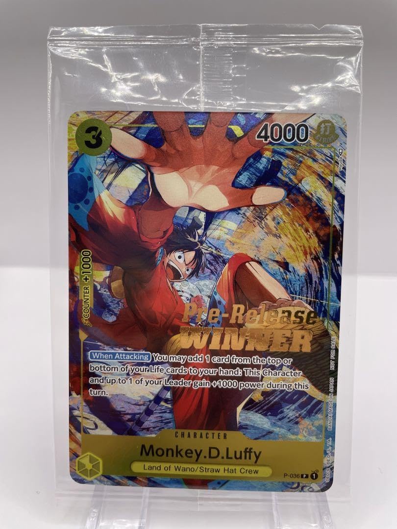 Amazon.co.jp: 海外配布 ルフィ プレリリース プロモ 公式品