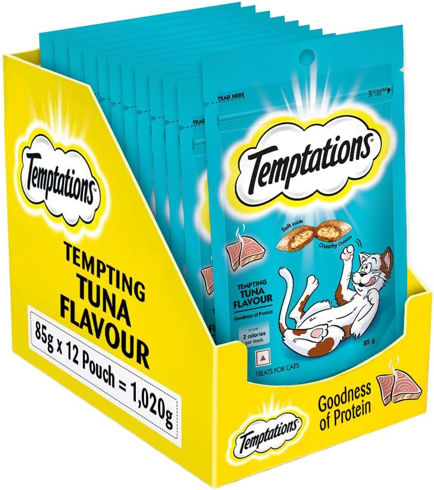 Temptations Cat Treat, Tempting Tuna Flavour, 12x85g
