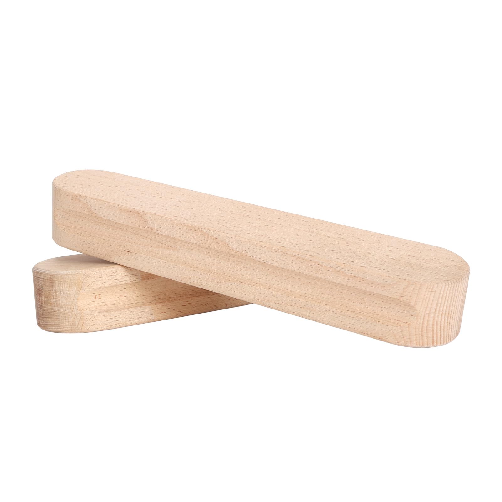 2 pezzi Batacchio da sarto in legno di faggio per trapunte Batacchio da sarto in legno duro per ferro da stiro a vapore per appiattire i tessuti Pressatura a punti