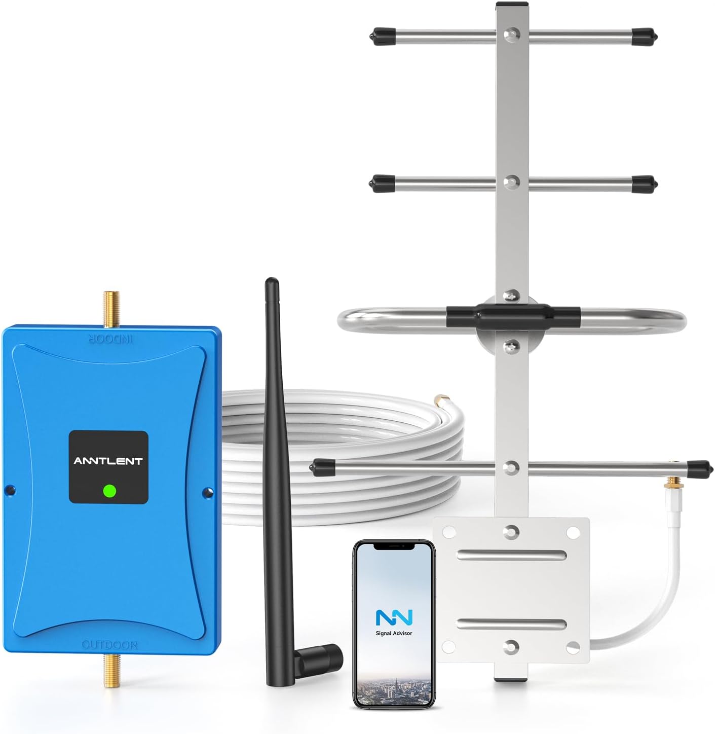 Verizon Cell Phone Signal Booster for Home & Remote Area | Up to 3,500 Sq.Ft | Boost 5G 4G LTE Call Data Signal on 700mhz Band 13 | FCC Approved