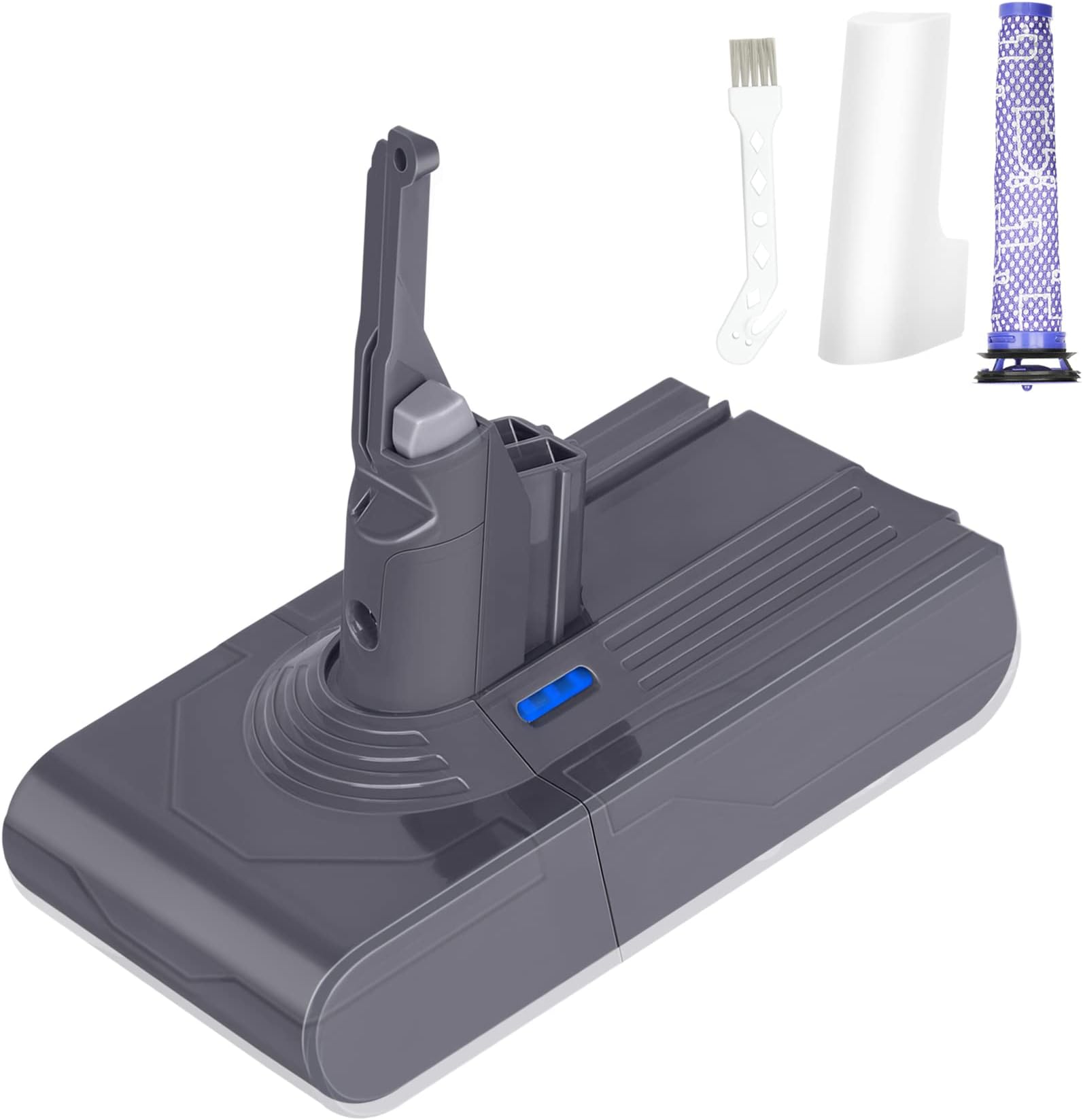 21,6V 4600mAh Ersatzakku für Dyson V8 SV10 Akku Staubsauger V8 Absolute, V8 Animal, V8 Fluffy