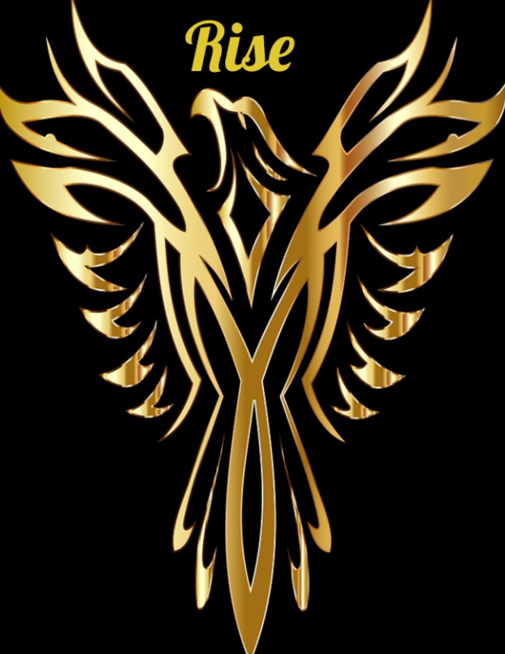 Rise: Phoenix rising covered composition notebook/journal 8.5x11