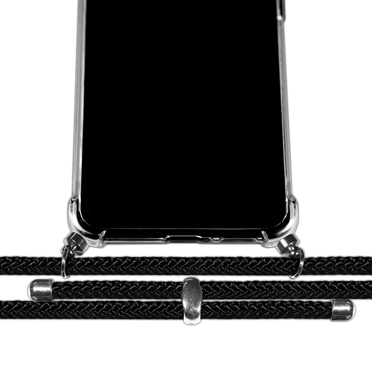 Tumundosmartphone Przezroczyste etui z zawieszką do Realme GT Master Edition z czarnym sznurkiem