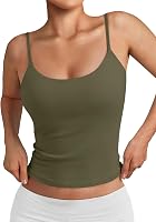 TrendyQueen Women's Double-Lined Adjustable Spaghetti Strap Camisole Crop Tank Top - Cute Summer Cami for Teens & Outings