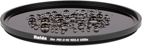 Miniatura 3 de Haida 1.929 in Slim PRO II Multi-Coated ND4000 Filtro Densidad Neutra ND 49 12 Parada