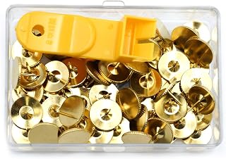 Clover NP100H Thumb Tacks-50-Pack , Gold