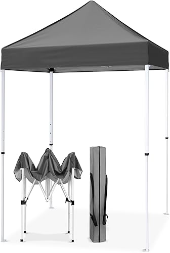 Miniatura 19 de EAGLE PEAK Tienda de campaña desplegable de 5 x 5, toldo instantáneo para exteriores, fácil de instalar, refugio plegable de pierna recta, azul