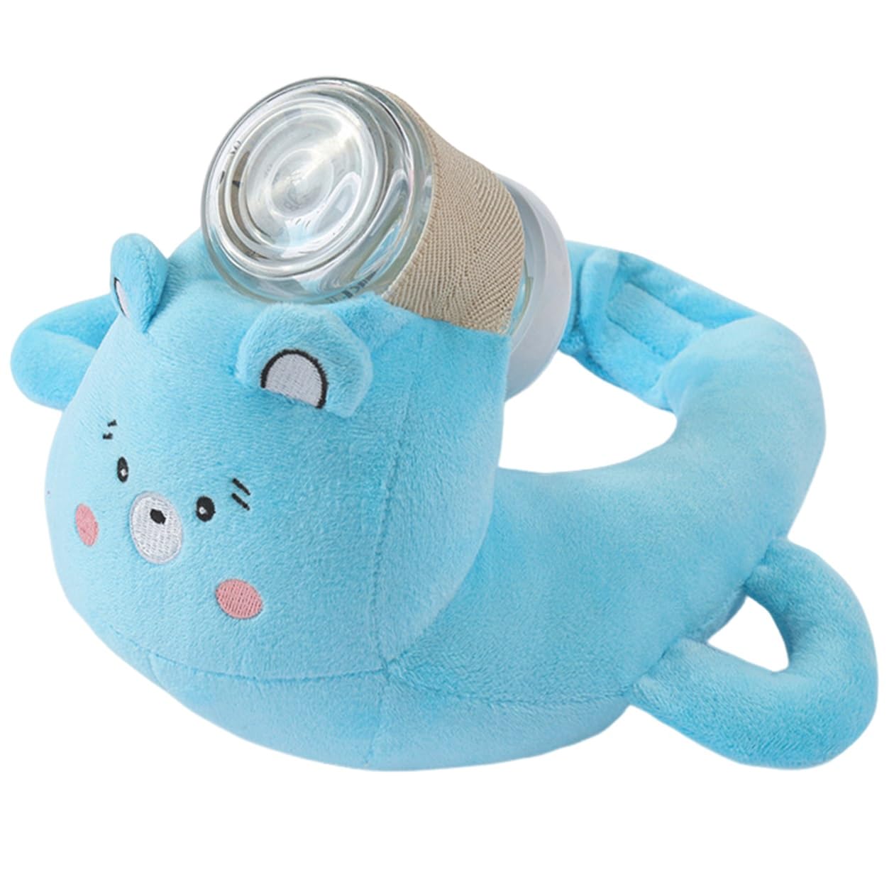 Newborn Bottle Feeding Pillow, Adjustable Bottle Feeding Support Pillow, Baby Bottle Support Pillow, Ergonomic Design To Relieve Wrist and Arm Stress(Lion) — view 8