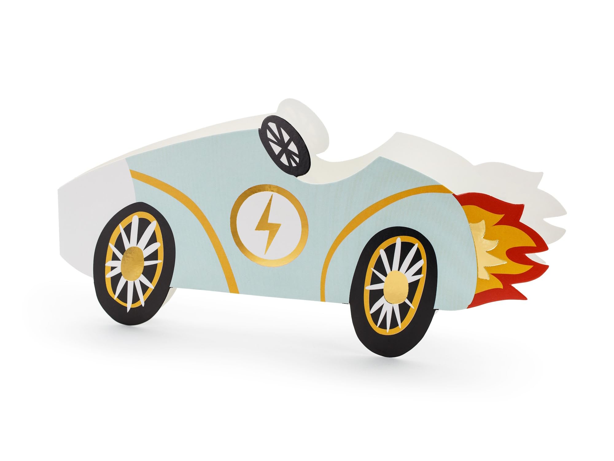 Libetui Set di 6 biglietti di invito, auto da corsa, per compleanno, per bambini, feste di compleanno