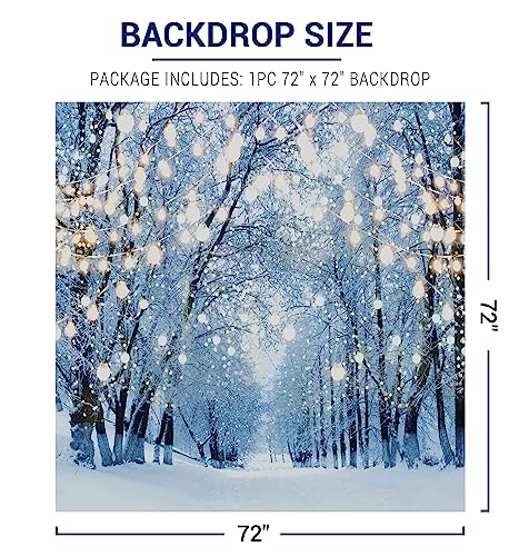 Allenjoy Winter Forest Backdrop-HL-2023-07-0001BP - Image 4