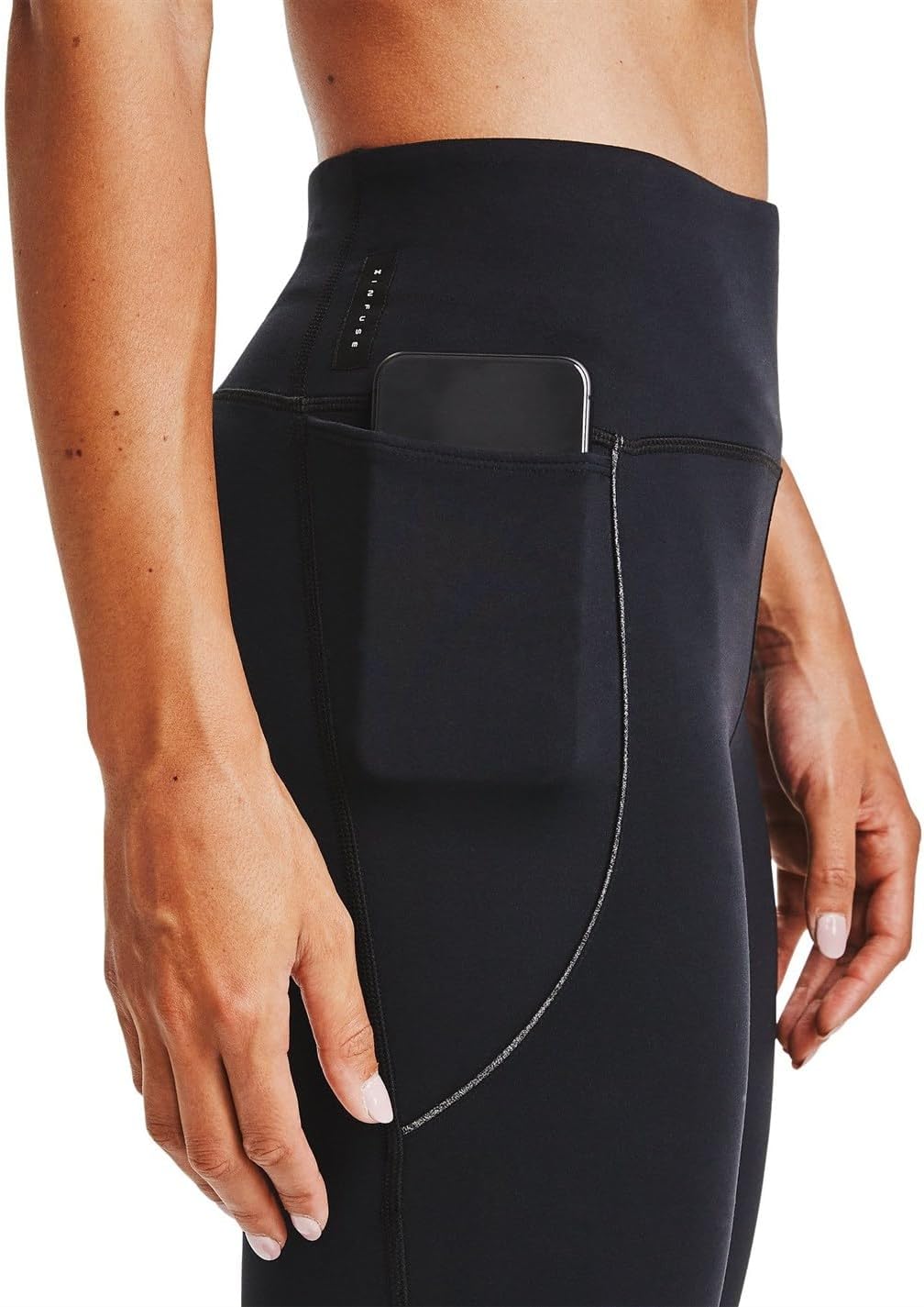 Under Armour UA HydraFuse Ankle Leg Leggings, Black, XL - Image 5