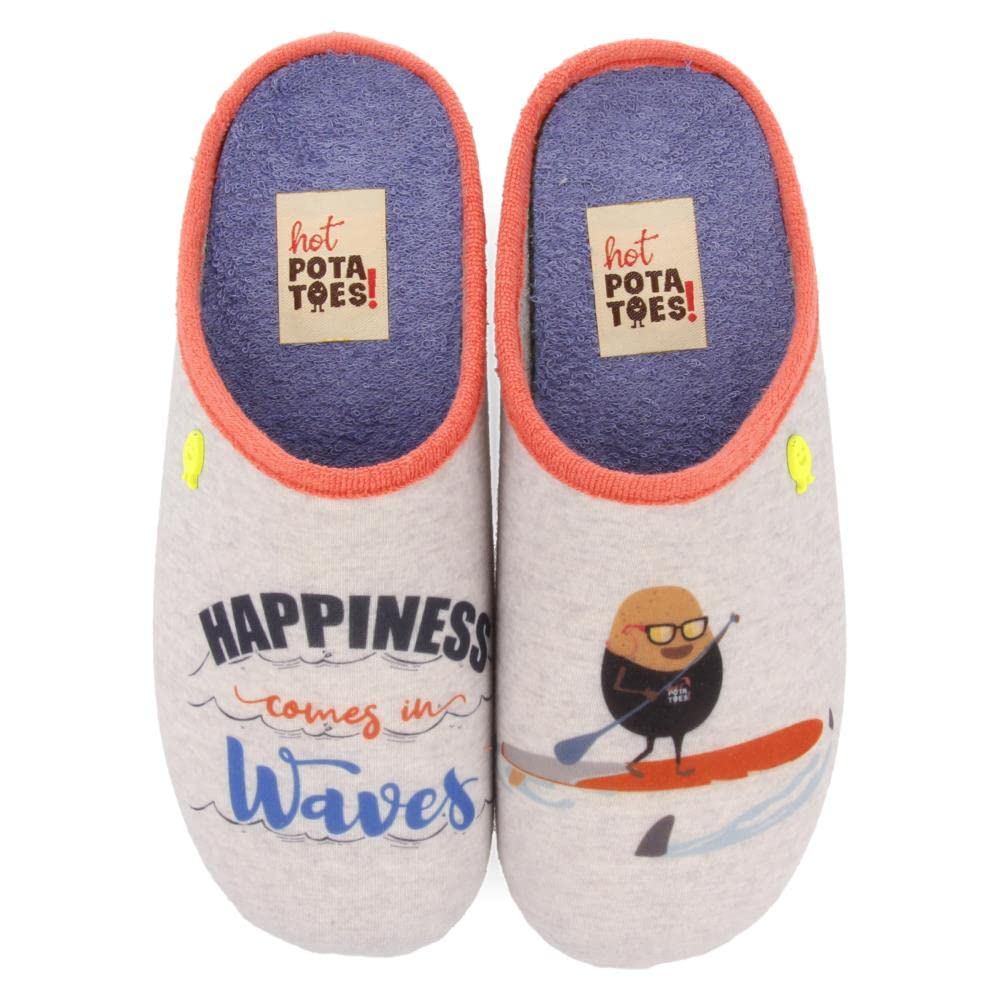 Hot Potatoes OHRID, Slipper, Gris,