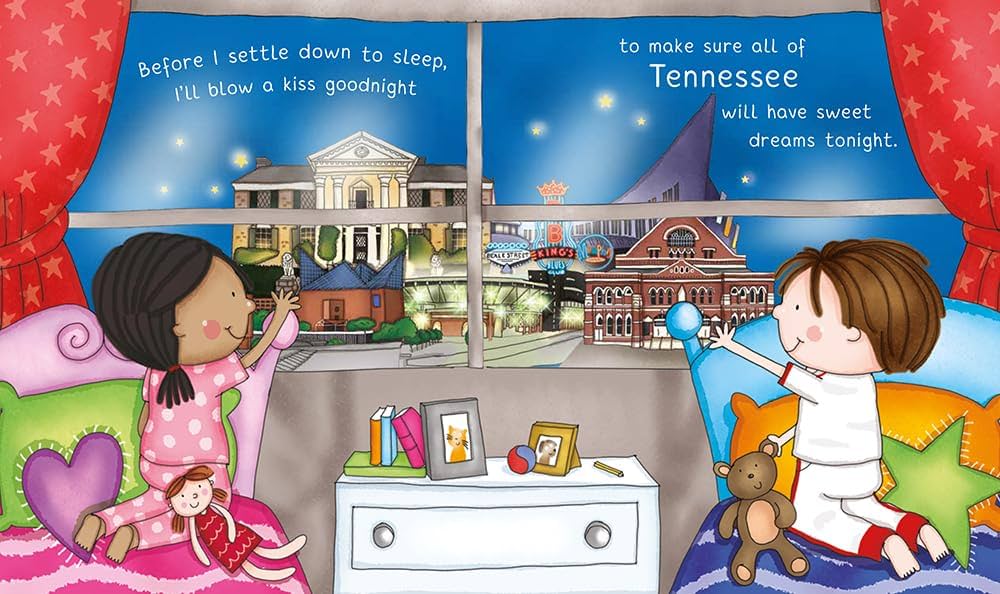 Night-Night Tennessee: A Bedtime Board Book of Tennessee Landmarks