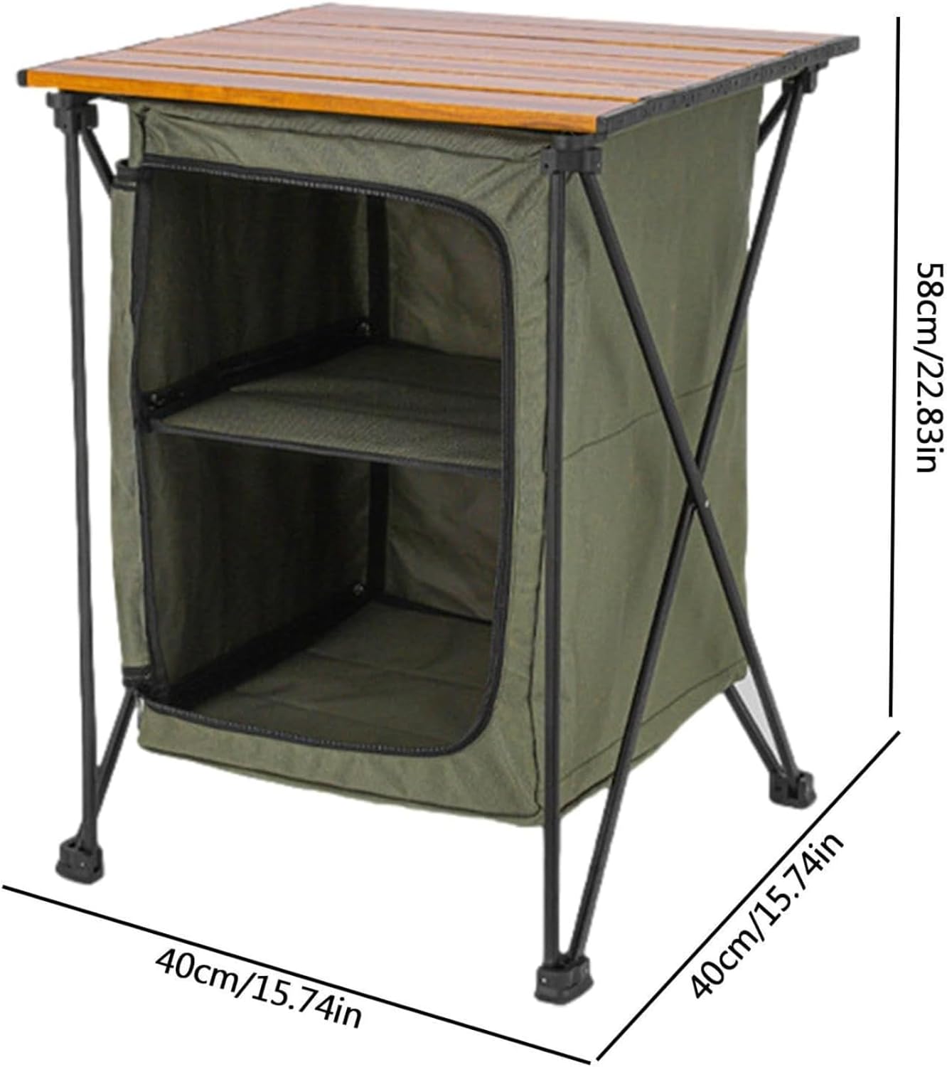 mypace outdoor キャンプローテーブル 折りたたみ 超軽量 2個