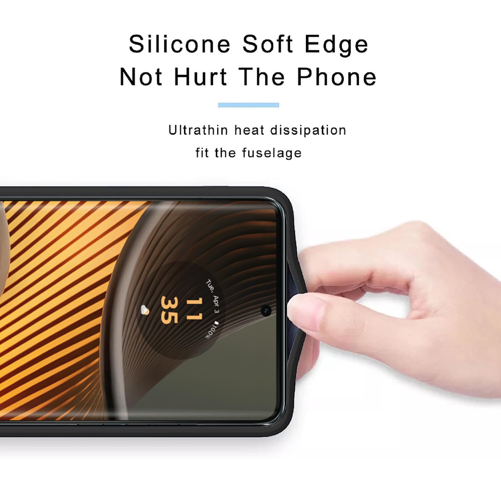 Cover Motorola Edge 50 Fusion TPU Verde - Bumper con Ring Holder