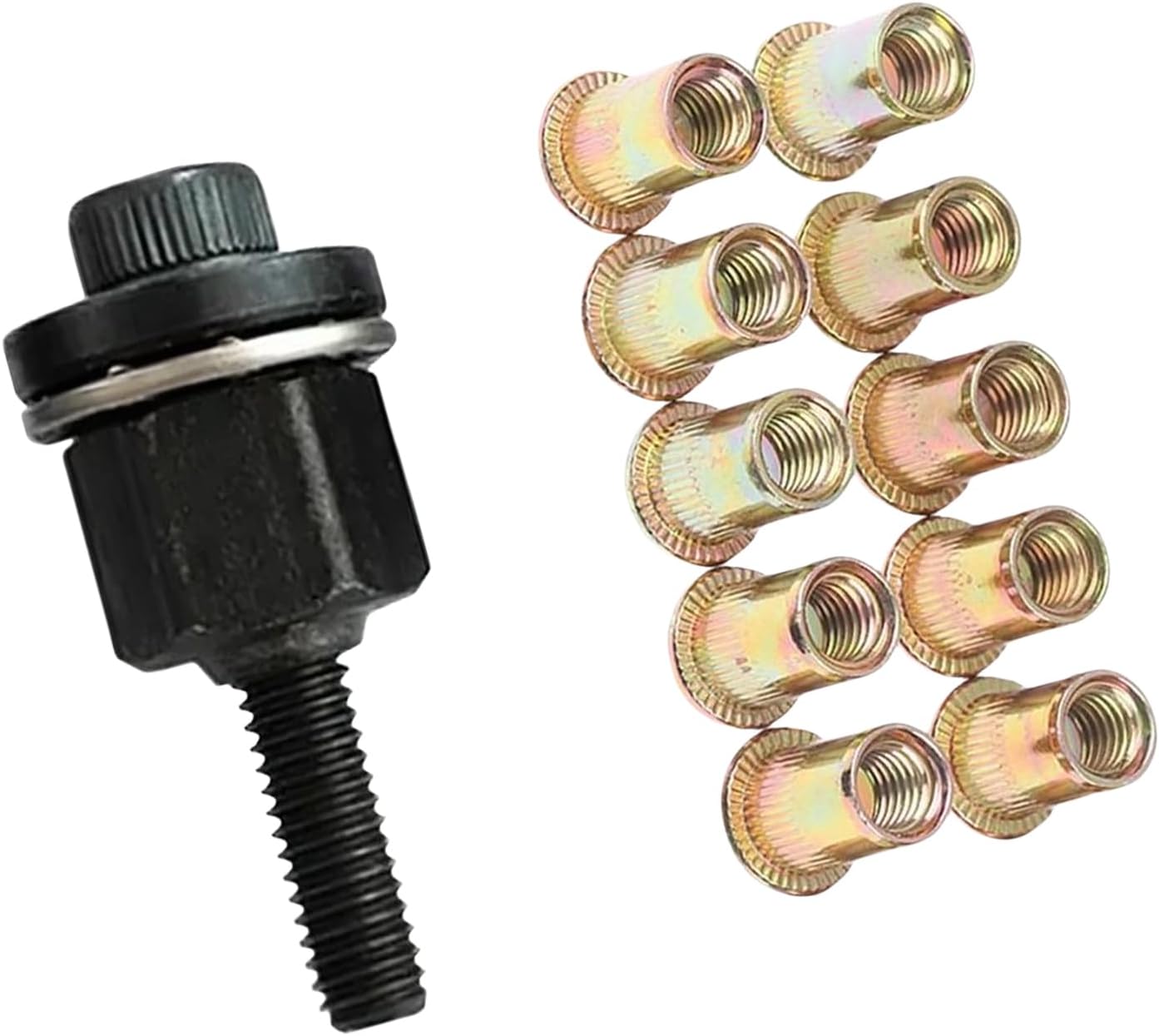 Easy Manual Rivets Nut Installation Tool Lightweight Ergonomic Hand Rivets Nut Setter Simple to Operate for & Repairs Small Assembly Riveting Tool