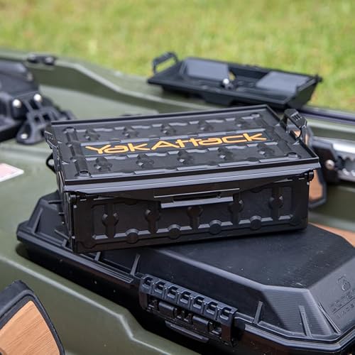 Miniatura 6 de YakAttack Sistema de caja de almacenamiento de equipo de pesca apilable TracPak  Accesorios de pesca en kayak