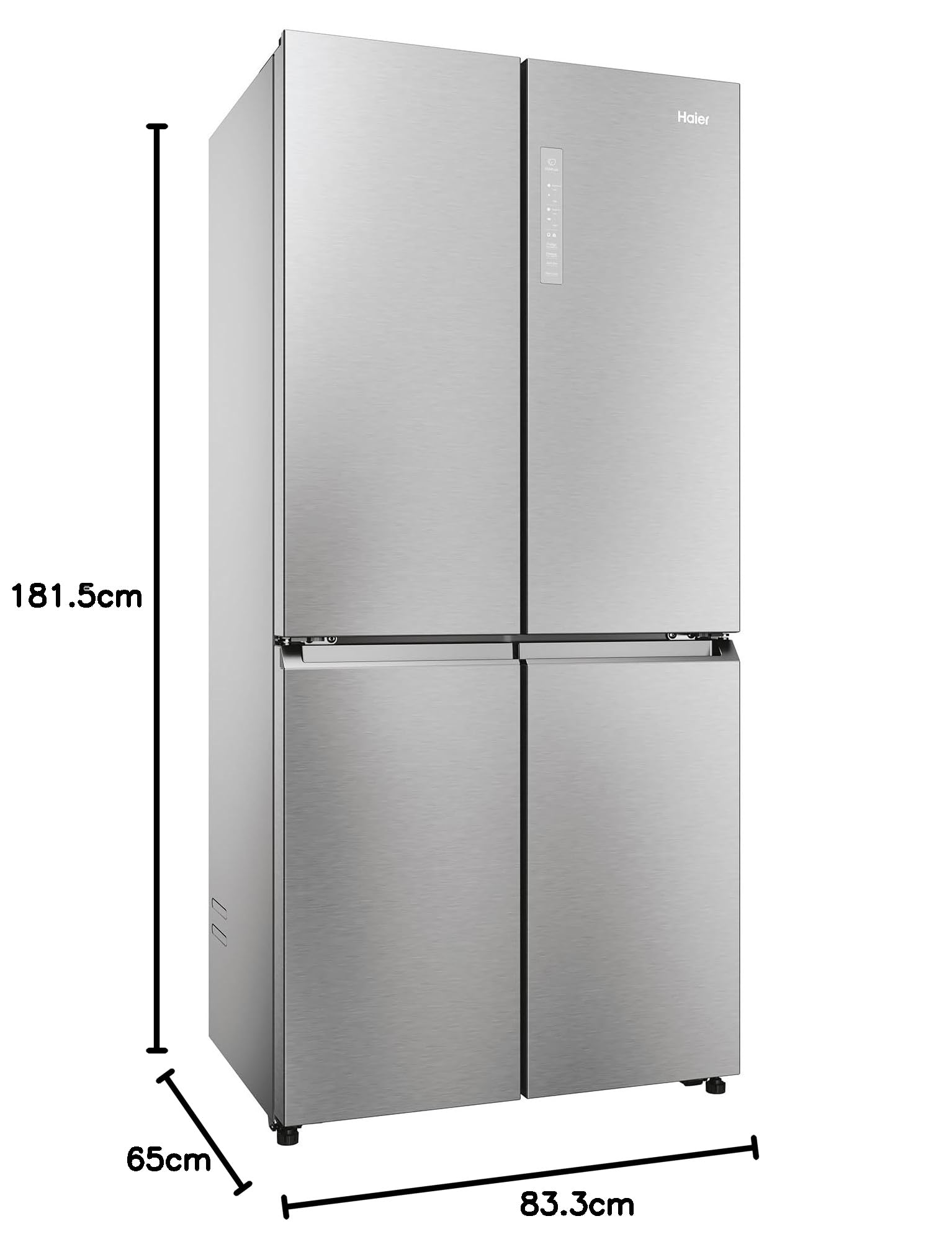 Haier Kühl-Gefrier-Kombination CUBE 83 SERIE 7 HCR7818DNMM, 83 cm Breite, 182 cm Höhe, Fassungsvermögen 467 L, Daylight, HumidityZone, Air Surround