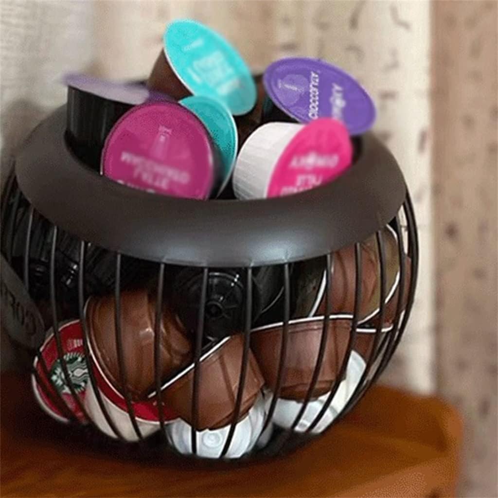 Coffee Capsule Storage Basket Cup Holder Bag Cafe Family