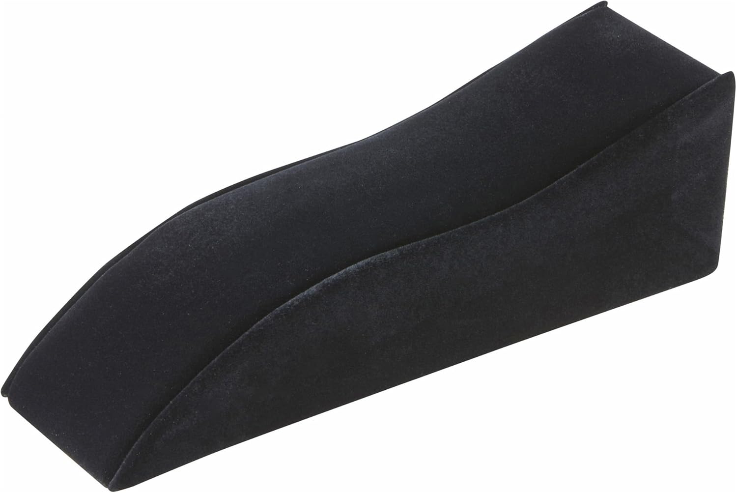 Plymor Black Velvet Bracelet Ramp Display Stand, 2" W x 6.125" D x 2.5" H