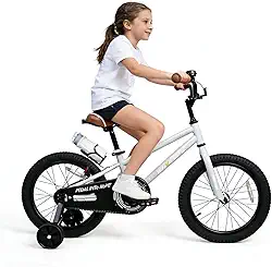 WinHope Bicicleta infantil, bicicleta para iniciantes com rodas de treinamento e assento ajustável, fácil de andar de equilíbrio a pedal, bicicleta de aprendizagem, 30 a 50 cm para meninos e meninas