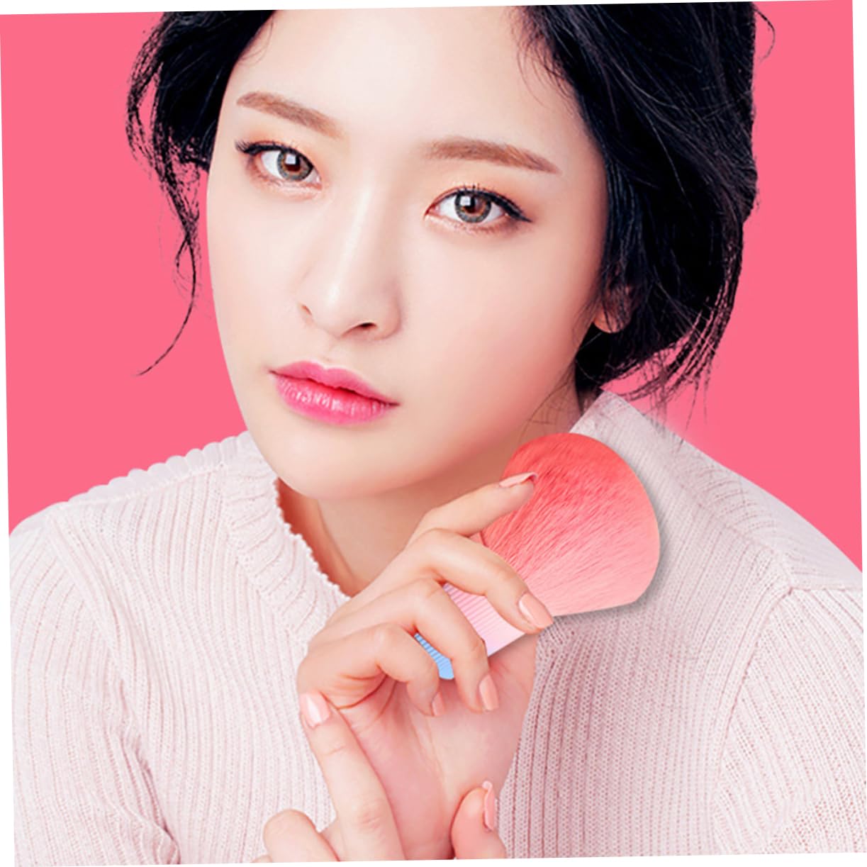 FOMIYES Cute Makeup Brush Lightweight Reusable Mushroom Brush for Loose Powder