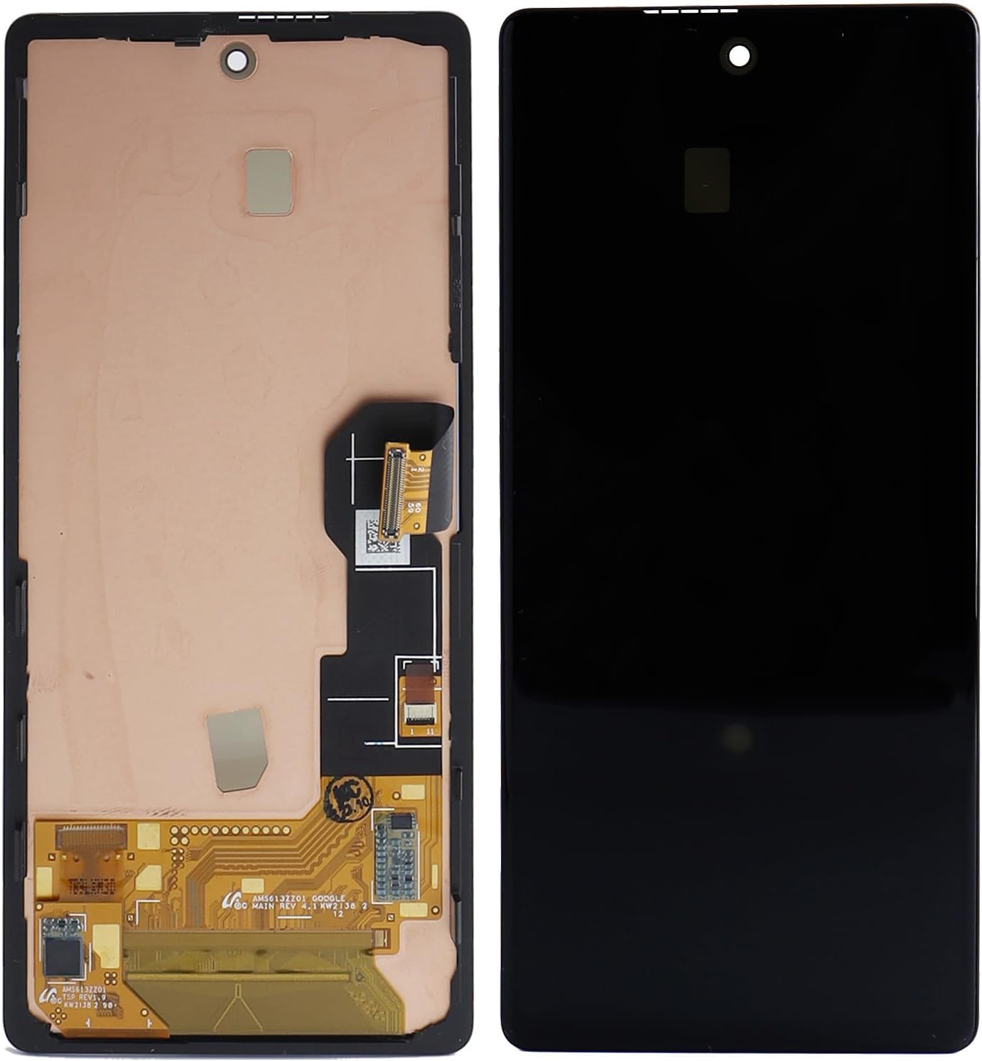 for Google Pixel 6A GX7AS GB62Z G1AZG LCD Screen Display Touch Digitizer Assembly with Frame Replacement,6.1"