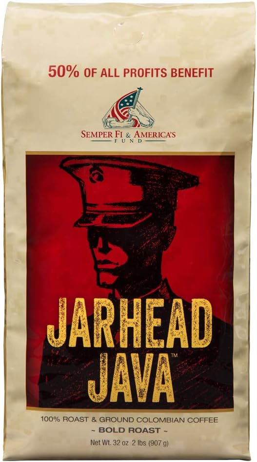 Jarhead Java Coffee, Bold Roast, 32 Ounce