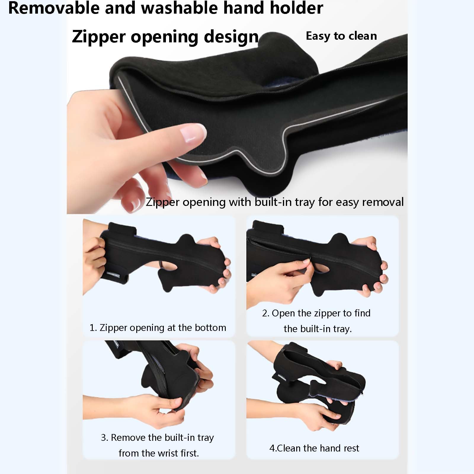 HAILM Férula Muñeca Mano, Esponja Amortiguada, Túnel Carpiano para Aliviar Quiste Ganglionar, Artritis y Tratar Dolor Muñeca, Ajustable, para Mujeres Hombres-Manos Derecha e Izquierda,Left Hand,S