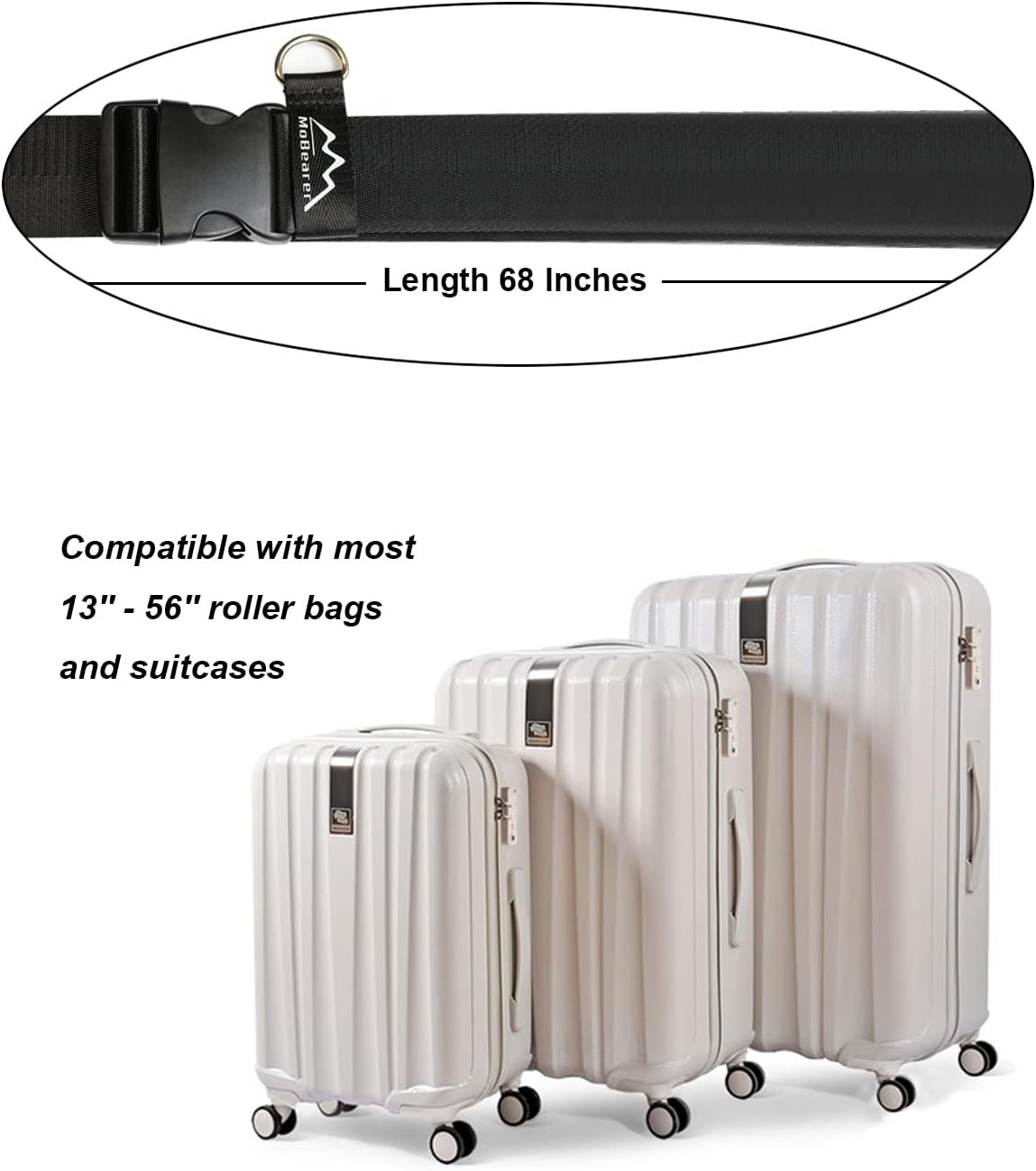 Car Seat Travel Belt to Suitcase,Car Seat Travel Strap to Convert Kid Car Seat and Carry-on Luggage into an Airport Car Seat Stroller,Safe Travel Solution for Transport BLACK Large image 4 of 7 B09M4F1B3C