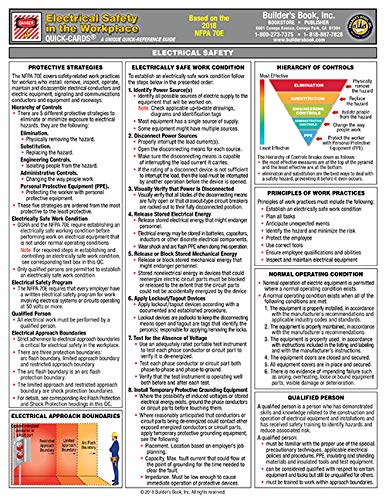 NEW! Electrical Safety in the Workplace Quick-Card Based on 2018 NFPA 70E