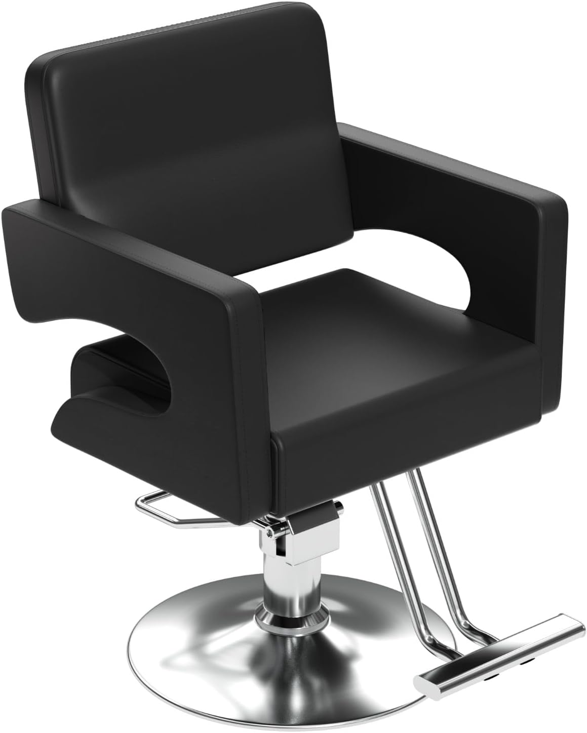 Cuute Salon Chair for Hair Stylist, Barber Chair with Heavy Duty Hydraulic Pump, Stylist Chair for Barbershop 360 Degrees Rolling Swivel Spa Beauty Equipment for Hair Stylist