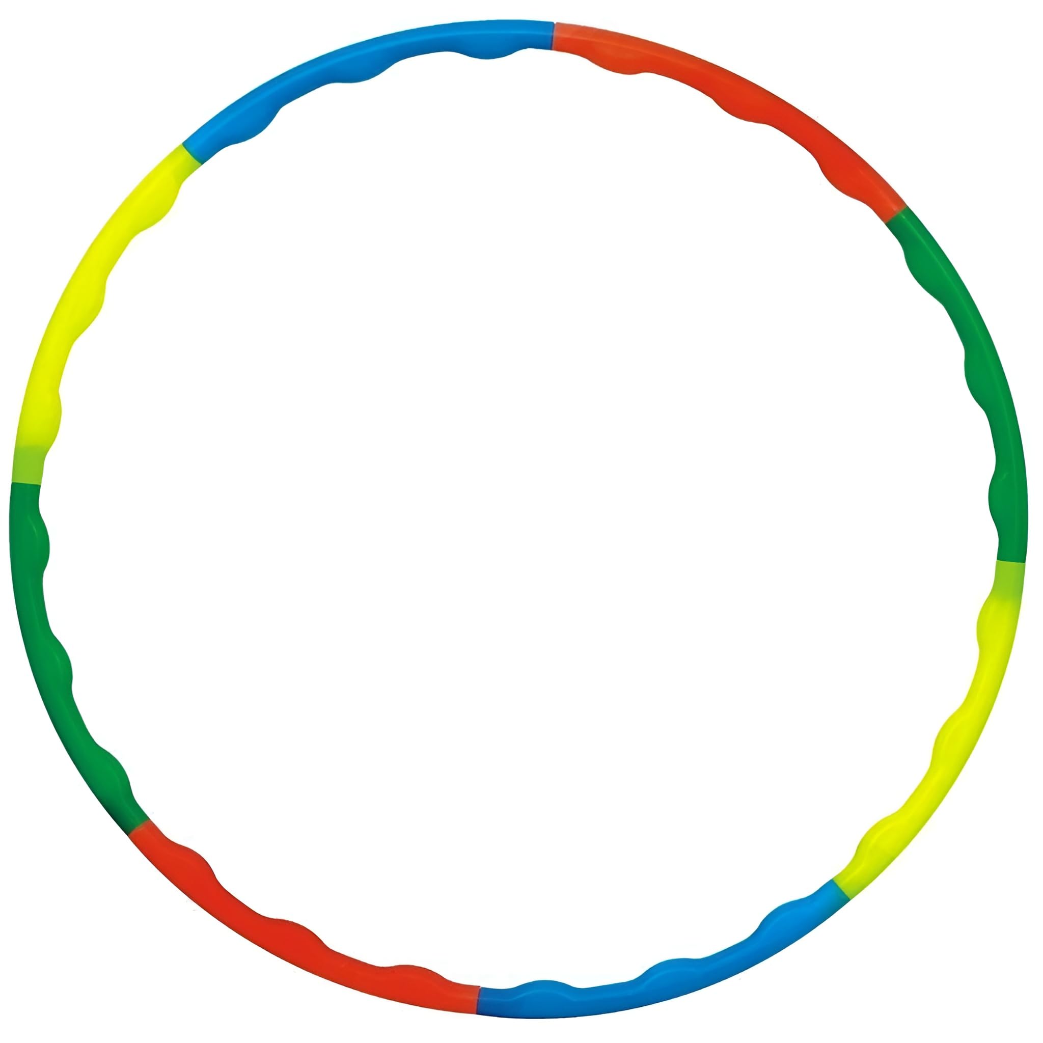 Hula Hoop Ring for Fitness. Gymnastic & Other Weight Loss Exercises, Detachable & Easy to Assemble, Weight - 200 GMS, Multicolor, Set of 6 pcs-image-3