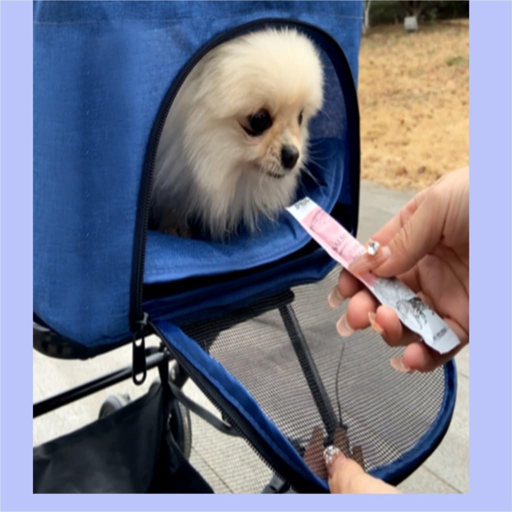 Pet Strollers Pet Cart Cat And Dog Small Dog Stroller Small Dog Cat Teddy Stroller Lightweight Pet Stroller For Outings Pet Stroller Medium(Blue)