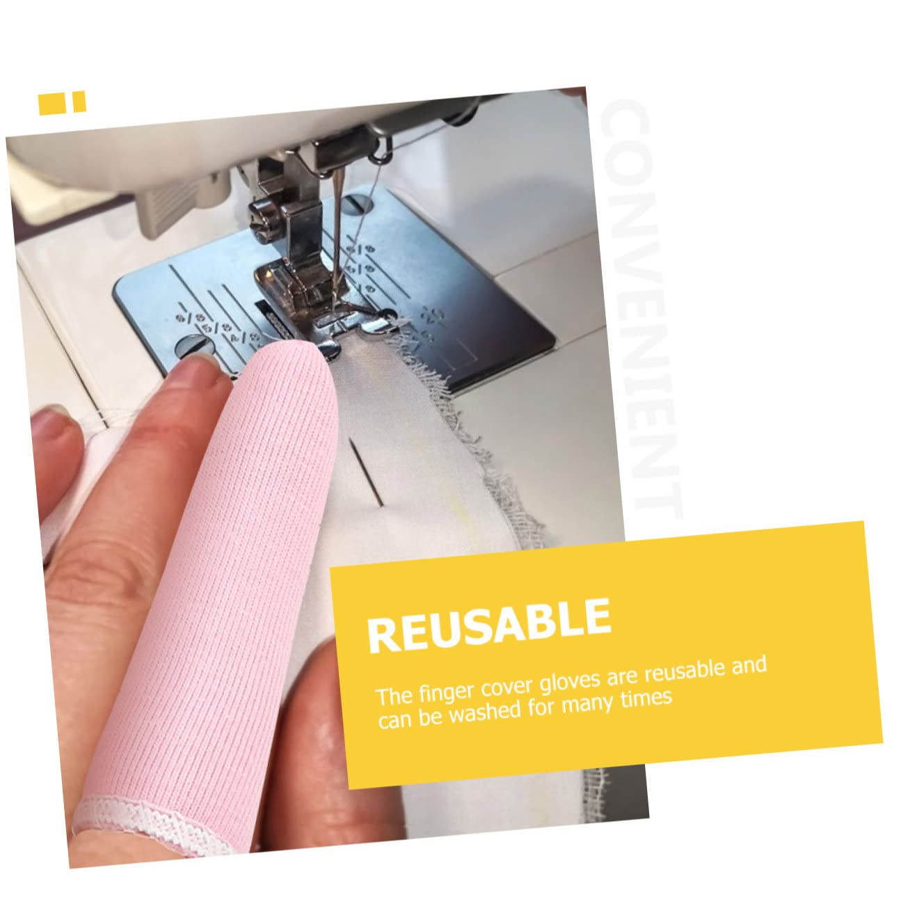 VALICLUD 100Pcs Wear Resistant Protectors for Kitchen Gardening and Crafts Elastic Fit Comfortable and Durable Design Mixed Color