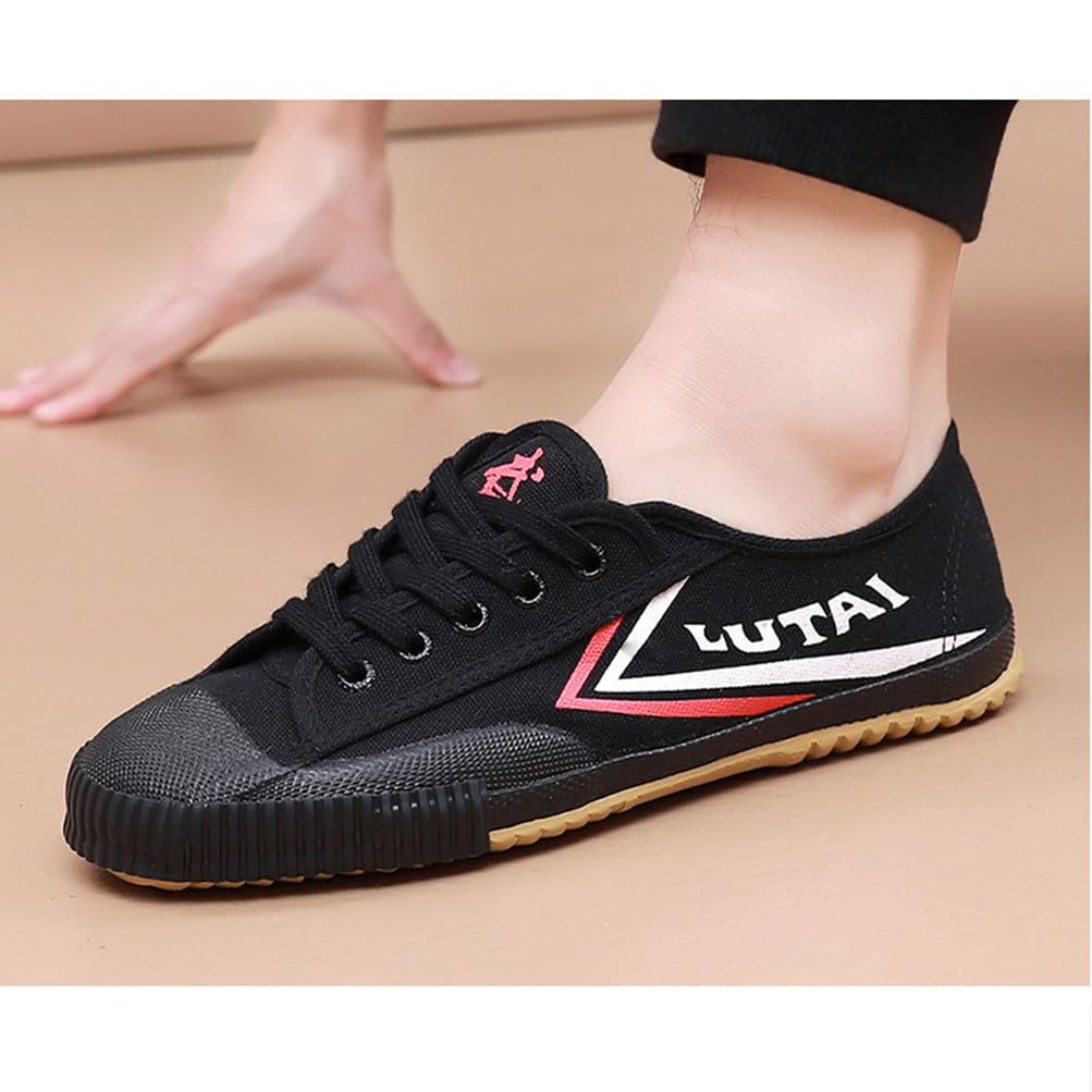 Scarpe per Arti Marziali Tai Chi Kung Fu Qigong Sneakers Canvas Low-Top