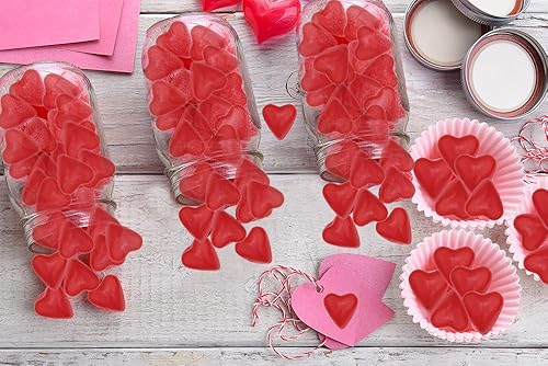 Miniatura 2 de Cherry JuJu Hearts Jelly delicioso caramelo de gomita divertido y festivo recuerdo de fiesta 5 libras a granel